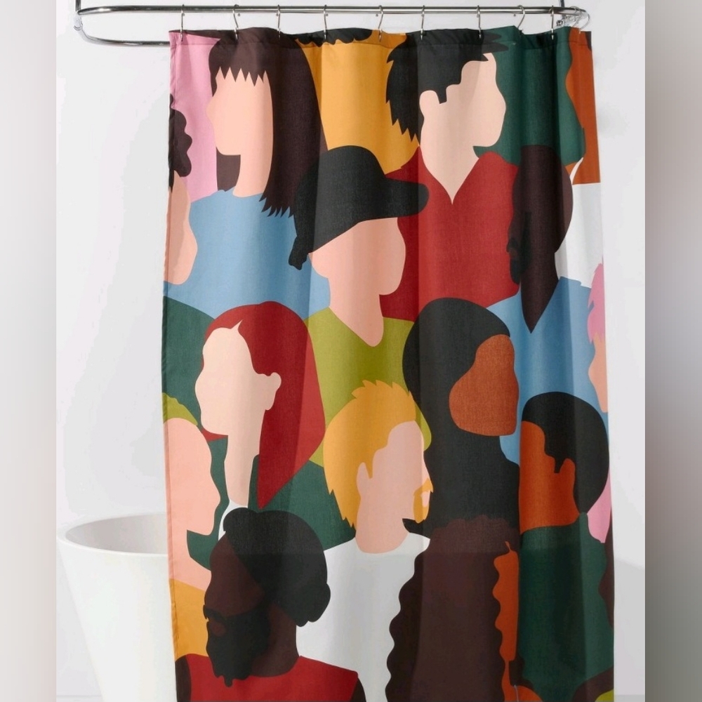 "All together" shower curtain